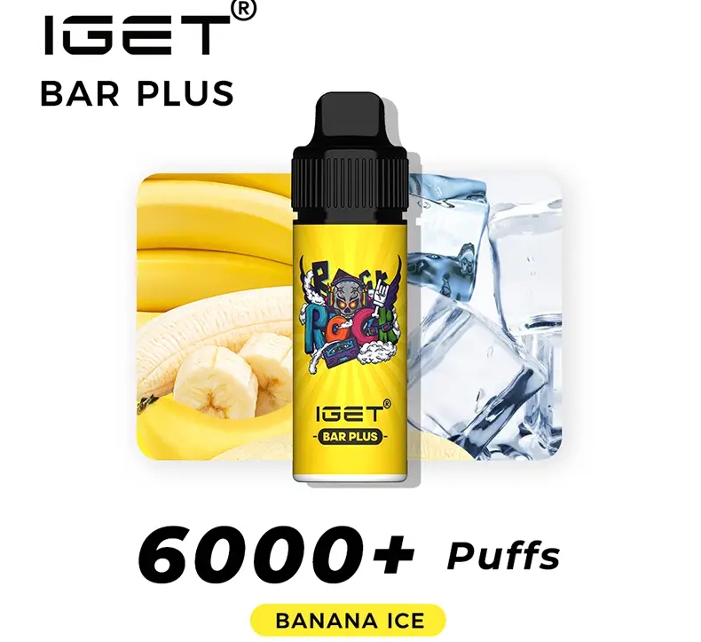 IGET Bar Plus 6000 Puffs – banaanijään vallankumous suomalaisessa vapettamisessa
