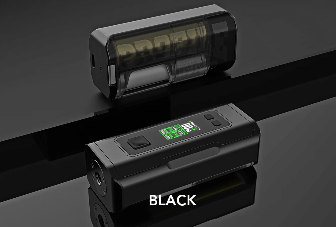 Wotofo Profile Squonk Mod Kit Vape – Musta: Tehoa, tyyliä ja tarkkuutta squonkaajille