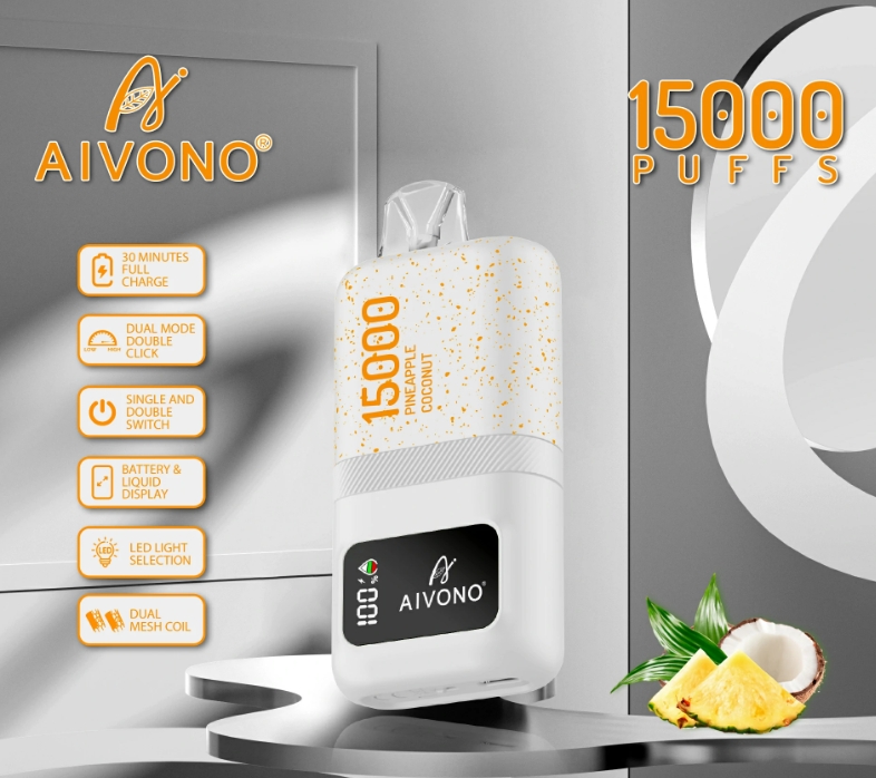 Aivono AIM Magic 15000 Puffs - ananas kookos | kertakäyttöinen vape: Uusi Tähti Suomen Höyryttelymarkkinoilla
