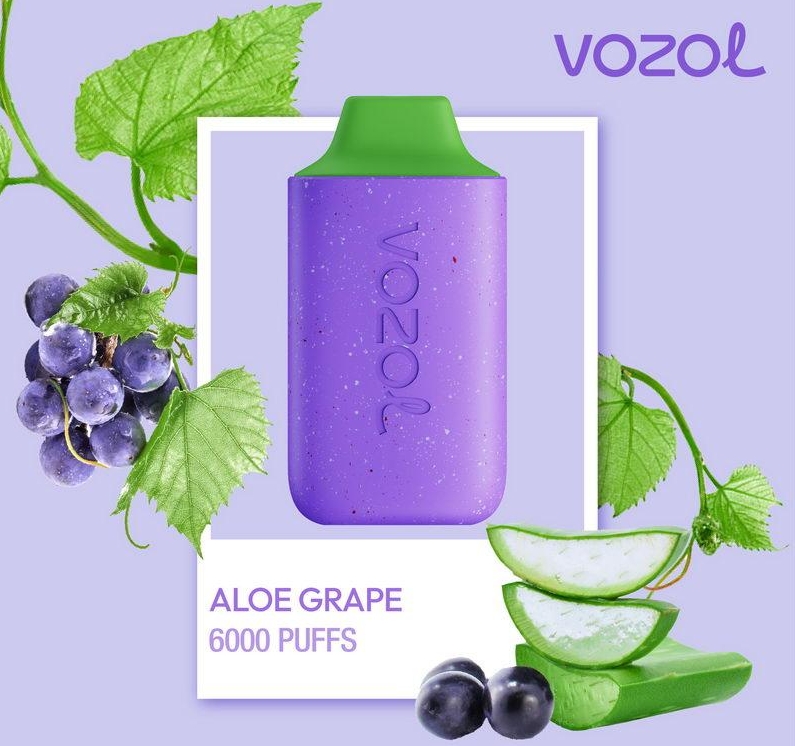 VOZOL STAR 6000 Puffs Vape - aloe rypäle: Uusi aalto makunautintoa ja käytännöllisyyttä