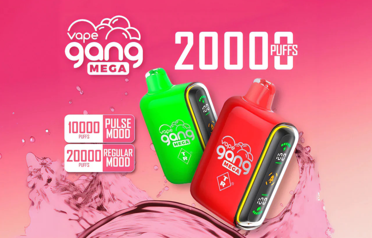 Gang MEGA 20k Puffs Vape – keltainen: Räväkkä maku- ja tehopakkaus suomalaiseen tyyliin