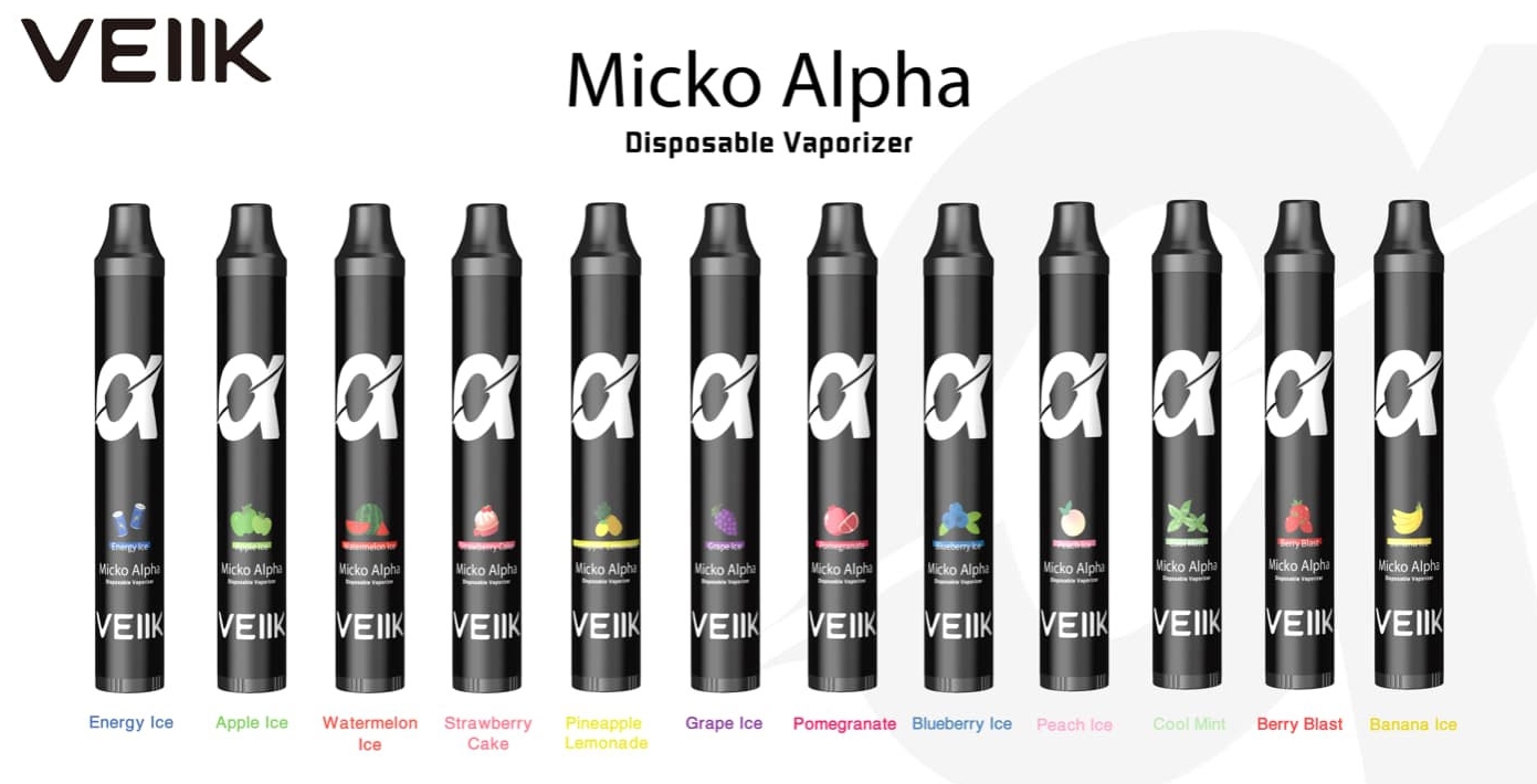 VEIIK Micko Alpha 600 Puffs – omenajää: Raikas tuulahdus taskukoossa