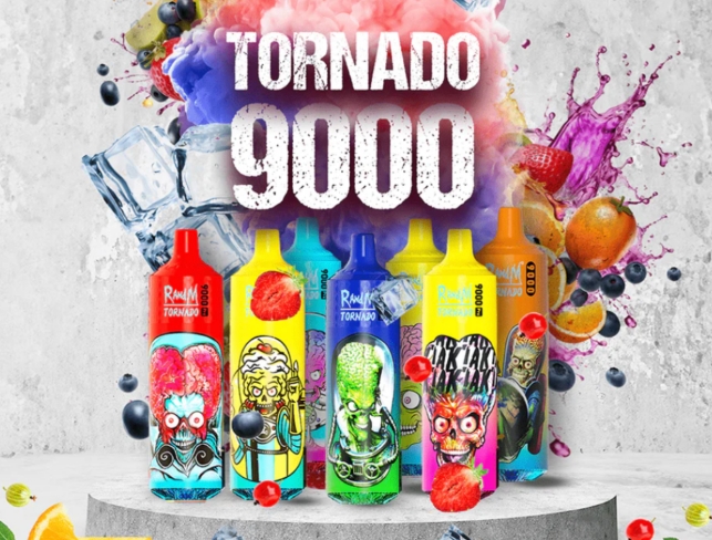 RandM Tornado 9000 Puffs Vape – viileä minttu: Raikas vallankumous Suomen höyrymarkkinoilla