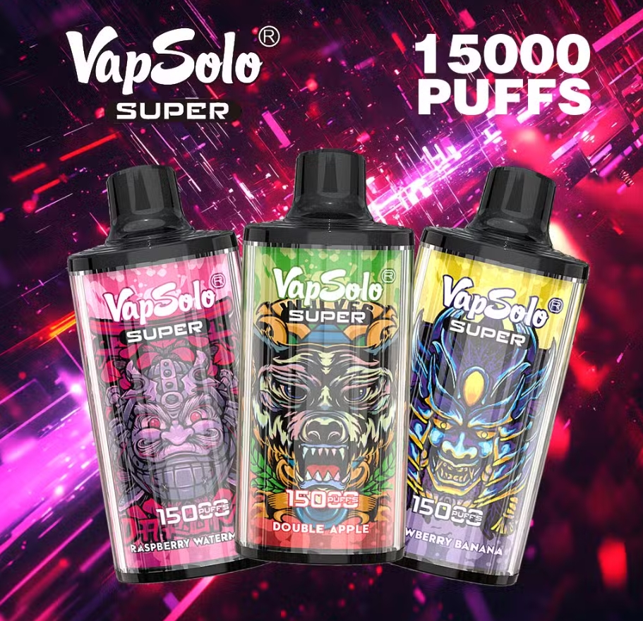 VapSolo SUPER 15000 Puffs – Mansikka-Kiivin Makuinen Vallankumous Suomessa 2025!