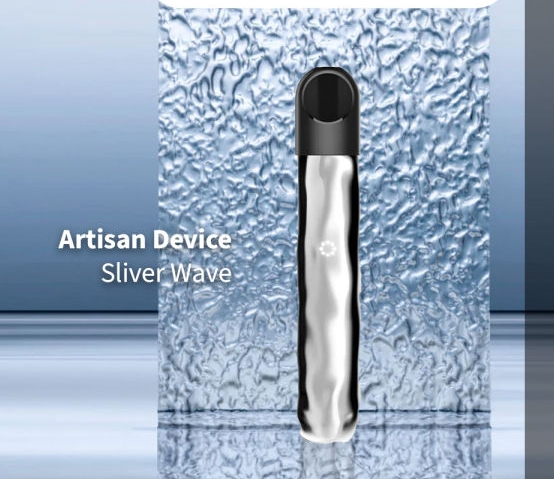 Metallisen muotoilun huipentuma: RELX Metal Artisan Vape Device – hopea aalto