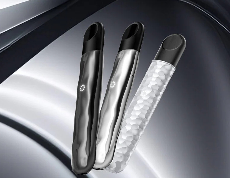 Metallisen muotoilun huipentuma: RELX Metal Artisan Vape Device – hopea aalto